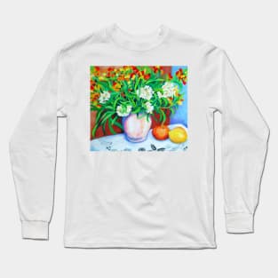 Citrus Still Life Long Sleeve T-Shirt